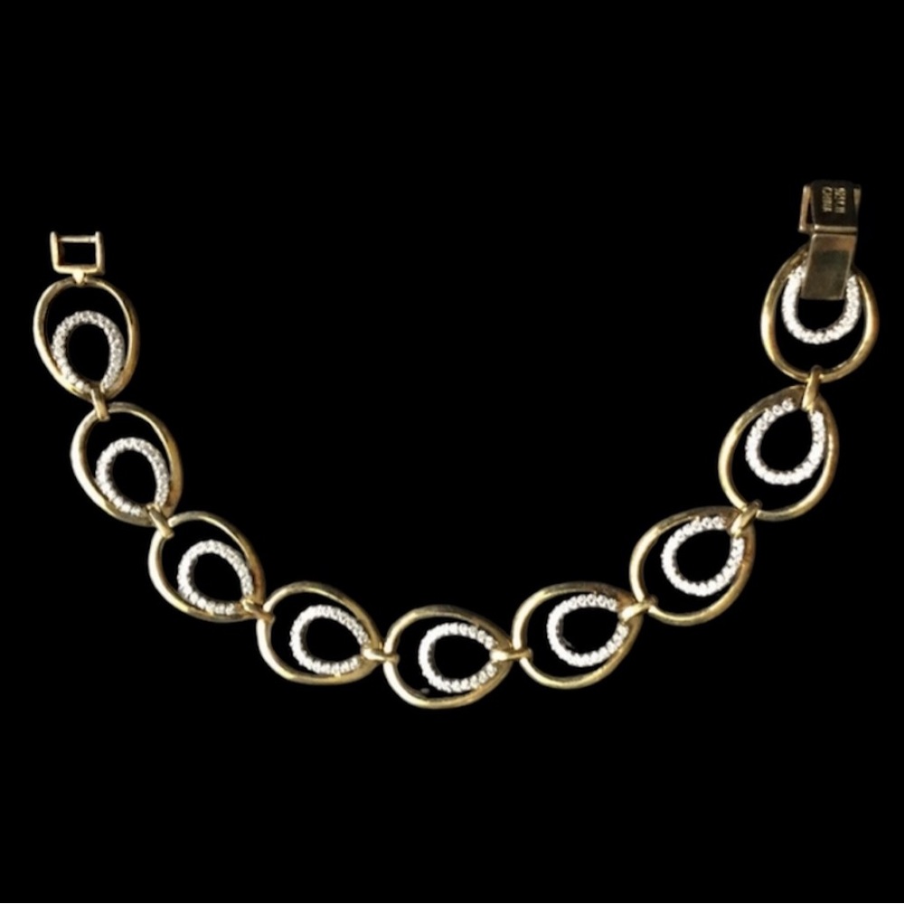 Sterling silver gold plate Bracelet NWOT